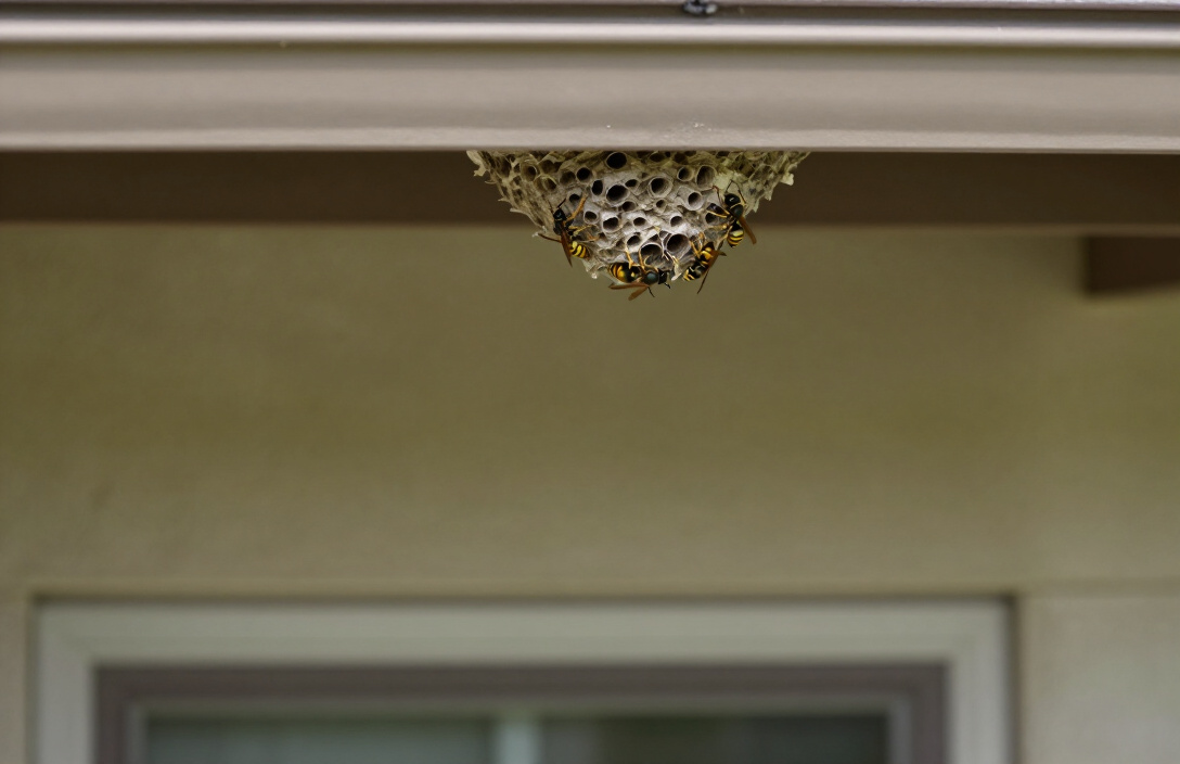 Bee control technician inspecting a property in Phoniex, WA